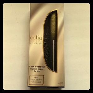 Cofia Titanium 1inch professional hair flat iron